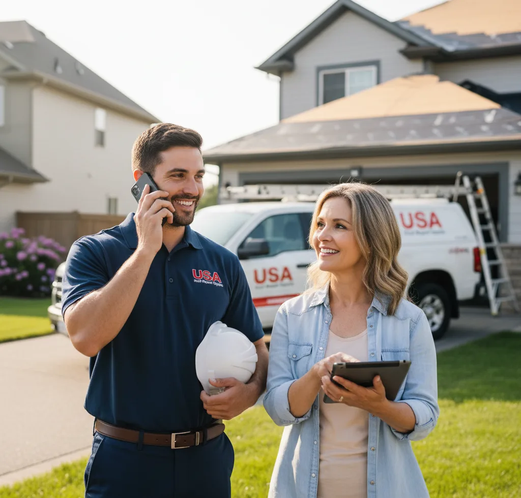 USA Roof Repair Experts customer support in Dobson